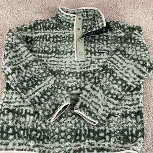 Columbia Pullover Jacket  Mens 2XL Aztec Helvetia Half Snap Fleece Western R1